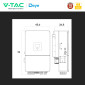 Immagine 6 - V-Tac Deye Inverter Trifase Ibrido On-Grid / Off-Grid 14kW IP65 Garanzia 10 Anni Display LCD - SKU 12781