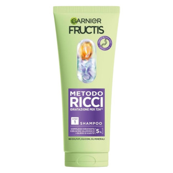 Garnier Fructis Metodo Ricci Shampoo Idratante flacone da 200ml