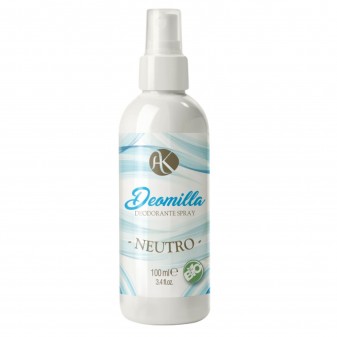 Alkemilla Deomilla Neutro Bio Deodorante Spray - Flacone da 100ml