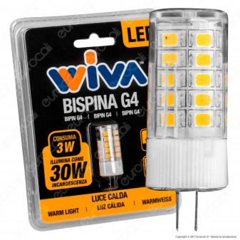Wiva Lampadina LED Bispina G4 3W Bulb
