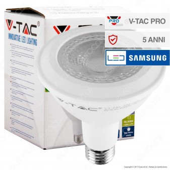 V-Tac PRO VT-230 Lampadina LED E27 11W Bulb Par Lamp PAR30 Chip Samsung - SKU 153 / 154