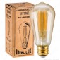 Immagine 1 - Ideal Lux Lampadina LED Vintage E27 4W Bulb ST64 Filamento Ambrata -