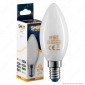 Immagine 1 - Bot Lighting Lampadina LED E14 4,5W Candela Milky Filamento - mod.