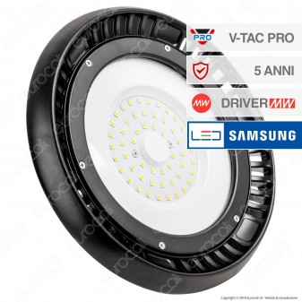V-Tac PRO VT-9-101 Lampada Industriale LED Ufo Shape 100W SMD 120° Dimmerabile High Bay Chip Samsung - SKU 563