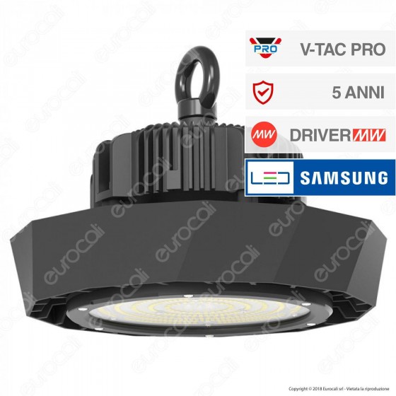V-Tac PRO VT-9-102 Lampada Industriale LED 100W SMD Dimmerabile High V-Tac PRO VT-9-102 Lampada Industriale LED 100W SMD Dimmerabile High