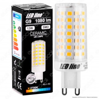 LED Line Lampadina LED G9 12W Bulb Ceramic
