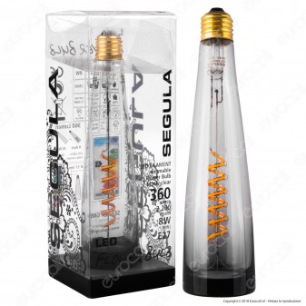 Segula Design Line Lampadina E27 Filamento LED Modellato 8W Forma Bottiglia Dimmerabile mod. 50105