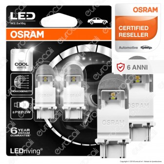 Osram LEDriving PREMIUM Lampada LED Retrofit - 2 Lampadine P27/7W