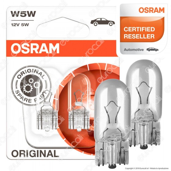 Osram Original Line 5W - 2 Lampadina W5W Osram Original Line 5W - 2 Lampadina W5W