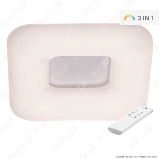V-Tac VT-7309 Plafoniera LED 26W Bianca Forma Quadrata con Telecomando - SKU 3970 V-Tac VT-7309 Plafoniera LED 26W Bianca Forma Quadrata con Telecomando - SKU 3970