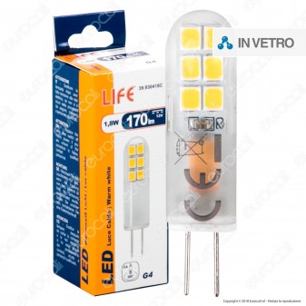 Life Lampadina LED G4 185W Bulb - mod. 39.930418C / 39.930418F 