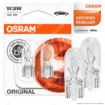 Osram Original Line 3W - 2 Lampadina W3W
