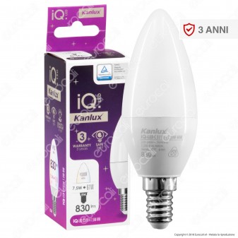 Kanlux IQ Lampadina LED E14 7,5W Candela - mod. 27297 / 27298 / 27299