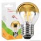 Immagine 1 - FAI Lampadina E27 Filamenti LED 4W MiniGlobo G45 con Calotta Dorata