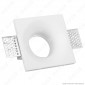 Immagine 1 - V-Tac VT 859SQ Portafaretto Quadrato da Incasso in Gesso per