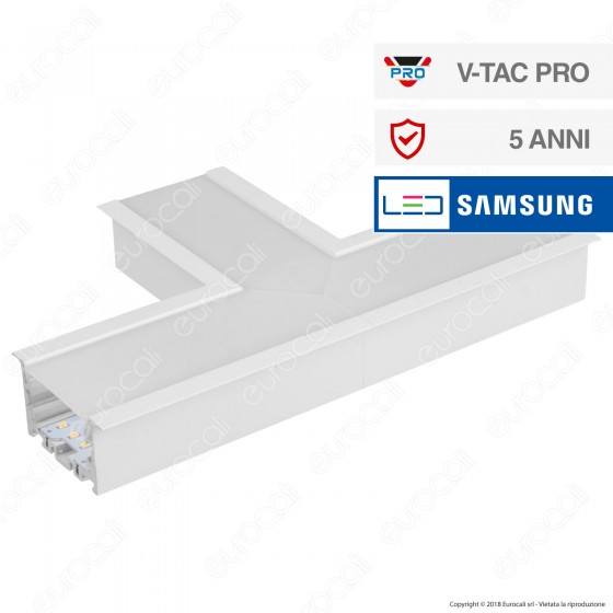 V-Tac PRO VT-7-41T Lampada LED Raccordo a Incasso Linear Light 12W V-Tac PRO VT-7-41T Lampada LED Raccordo a Incasso Linear Light 12W