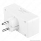 Immagine 2 - V-Tac VT-1004 Multipresa Adattatore Quadruplo 4x2,5A Colore Bianco - SKU 8785
