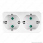 Immagine 4 - V-Tac VT-1006 Multipresa Adattatore Doppio Colore Bianco - SKU 8783