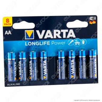 Varta High Energy Alcaline Stilo AA - Blister 8 Batterie