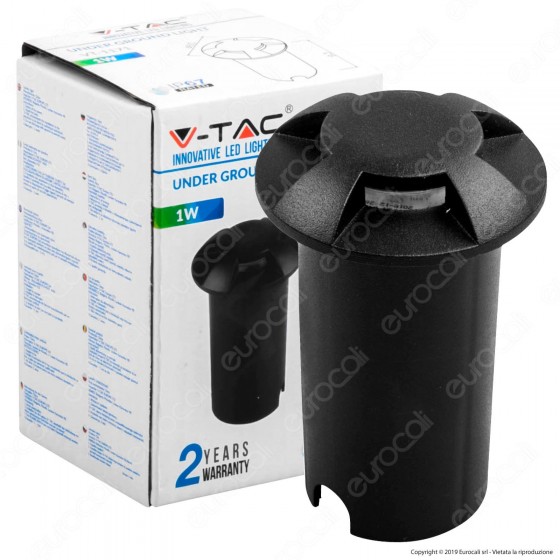 V-Tac VT-1171 Punto Luce LED 1W Segnapasso da Interramento IP67 V-Tac VT-1171 Punto Luce LED 1W Segnapasso da Interramento IP67