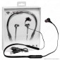Immagine 1 - V-Tac VT-6166 Coppia di Auricolari Bluetooth Sports Earphones Colore Nero - SKU 7710