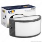Immagine 1 - Bot Lighting Applique per Lampadine E27 mod. Segovia1 - Colore Grigio