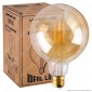 Immagine 1 - Ideal Lux Lampadina LED Vintage E27 4W Globo Big Filamento Ambrata -