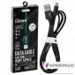 Immagine 1 - V-Tac VT-5341 Ruby Series USB Data Cable Micro USB Cavo in Corda Colore Nero 1m - SKU 8494