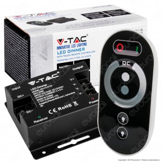 V-Tac VT-5115 Controller Dimmer per Strisce LED con Telecomando 3x A - SKU 2590