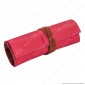 Immagine 1 - Il Morello Large Portatabacco in Vera Pelle Fucsia e Marrone