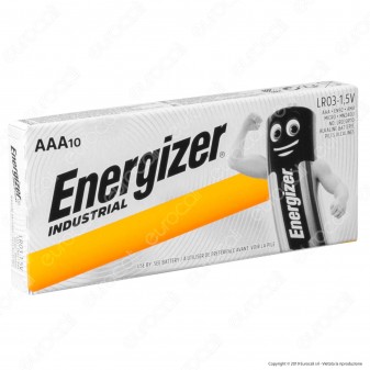 Energizer Industrial Alcaline Ministilo AAA - Box 10 Batterie 