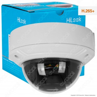 Hikvision HiLook EXIR VF Dome Network Camera 4MP Telecamera di Sorveglianza IP a Colori IR 1080p IP67 - mod. IPC-D640H-Z