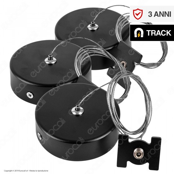 V-Tac Pendant Track Rail Accessory Kit Sospensione per Binari V-Tac Pendant Track Rail Accessory Kit Sospensione per Binari
