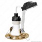 Immagine 2 - Portalampada per Lampadine GU10 con Staffa di Fissaggio al