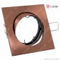 Immagine 1 - V-Tac VT-779 Portafaretto Orientabile Quadrato da Incasso per