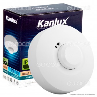 Kanlux ROLF JQ-O Sensore di Movimento a Microonde per Lampadine 