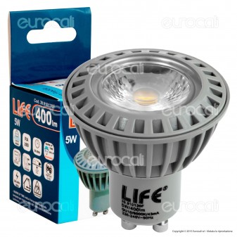 Life PAR16 Lampadina LED GU10 5W Faretto Spotlight COB