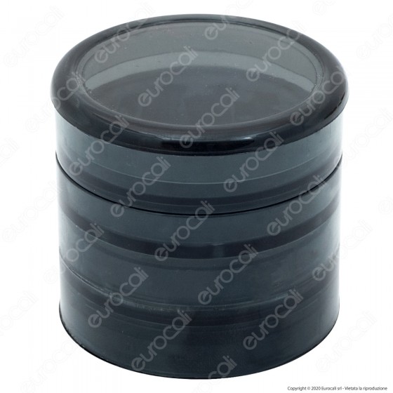 Grinder Tritatabacco 5 Parti in Plastica Trasparente Grinder Tritatabacco 5 Parti in Plastica Trasparente