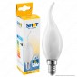 Immagine 1 - Bot Lighting Shot Lampadina LED E14 4,5W Candela Fiamma Vetro Bianco