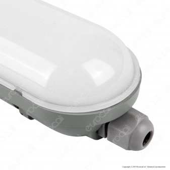 V-Tac VT-6048 Tubo LED Plafoniera 18W Lampadina 60cm Impermeabile - SKU 6198 / 6199
