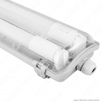 V-Tac VT-15022 Tubo LED Plafoniera 2x22W Lampadina 150cm Impermeabile - SKU 6388 / 6400