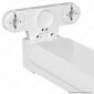 Immagine 2 - V-Tac VT-12021 Plafoniera Doppia per 2 Tubi LED T8 da 120cm - SKU 6055