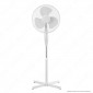 Immagine 1 - V-Tac VT-4016-3 Ventilatore a Piantana 40W 3 Pale in Plastica Colore