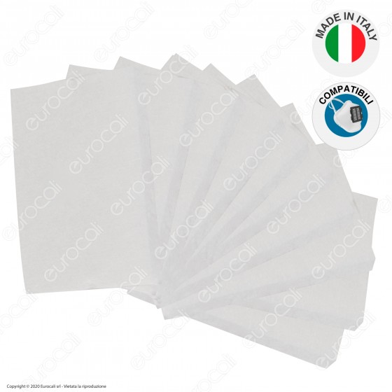 10 Filtri in TNT 3 Strati di Ricambio Compatibili con Mascherina Filtrante Rigida in Plastica Pluriuso 10 Filtri in TNT 3 Strati di Ricambio Compatibili con Mascherina Filtrante Rigida in Plastica Pluriuso