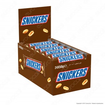 Snickers Snack con Arachidi Croccanti e Caramello Ricoperto di