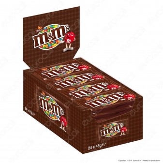 M&M's Choco Confetti con Morbido Cioccolato - Box con 24 Bustine da