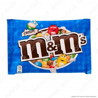 M&M's Crispy Confetti con Cereali Ricoperti di Cioccolato - Box con
