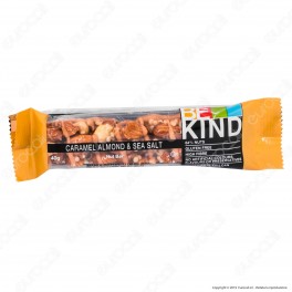 Be-Kind Snack con Caramello, Mandorle e Sale Marino - 1 Barretta da