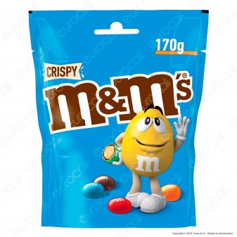 M&M's Crispy Confetti con Cereali Ricoperti di Cioccolato - Busta da