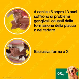 Pedigree Dentastix Large per l'igiene orale del cane - Confezione da
